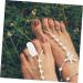 Lurrose High Heel Protectors - 8 Pairs Silicone Gel Sleeves for Foot Pain Relief - Orthopedic Protective Case - White 6x3cm - Buy Online on SooperMarket.com