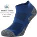 CWVLC Unisex Cushioned Compression Athletic Ankle Socks 6-Pack - Black, Charcoal, Royal - Large Size - Buy Online on SooperMarket.com