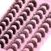 Newcally 20 Pairs D Curl Mink False Eyelashes - Fluffy Natural Look Russian Strip Lashes - Buy Online on SooperMarket.com