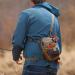 Fishpond San Juan Vertical Fly Fishing Chest Pack Bag - Padded Neck Strap, Saddle Brown - Buy Online on SooperMarket.com
