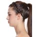Buy WIG ME UP CXT-005-006 Braided Hairband Headband - Clip-In 2cm Wide Brown Braid for Traditional Costumes | International Shipping Available - Buy Online on SooperMarket.com