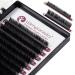 Silk eyelashes - individual eyelashes - C curl - Silk Lashes - thickness 0.15mm - mix 8-14mm eyelash extension - 16 strips - Wimpanista