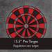 Viper 797 Electronic Dartboard with Quick Access to 301 & Countup | Extended Catch Ring | 11 Scoreboard | Darts & Tips Included | 43 Games & 241 Options - Buy Online on SooperMarket.com