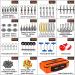 PLUSINNO 253pcs Fishing Accessories Kit with Tackle Box - Fishing Lures, Hooks, Spinner Blade - Perfect Gear for Bass, Bluegill, Crappie - Buy Online on SooperMarket.com