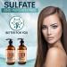 Keratin Shampoo and Conditioner Set - Sulfate Free with Moroccan Argan Oil - Moisturizing Treatment for Hair Thickening, Volume, and Shine - Men and Women - Buy Online on SooperMarket.com