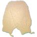 2 Pack Natural Vegetable Fiber Shower Exfoliating Loofah Mitt - Soft Terry Cloth Bath Gloves - Exfoliator Body Scrubber Mitts Mitten - Great for Your Skin Care in The Spa - Anti-Aging
