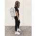 PRETTYGARDEN Women's Short Sleeve Pullover with Long Pants Tracksuit Set - Black - Size Medium - Buy Online on SooperMarket.com