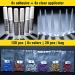Zetpo 120 Pcs Glitter Soft Cat Claw Caps + Adhesive Glue & Applicator | 6 Different Random Colors | Pet Nail Covers for Paws Grooming - Buy Online on SooperMarket.com