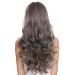 WIG ME UP H1734 Long Wavy Bangs Wig for Women | Balayage Mix Grey Brown & Blue Hair - Buy Online on SooperMarket.com