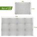 Cat Scat Mat 12 Pcs 16x12.5 Inch with 0.5 inch Spikes for Indoor/Outdoor Use - Durable Cat Deterrent and Dog Anti-Digging Solution - 16ft Coverage - Buy Online on SooperMarket.com