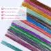 Huiguli 14 Colors 4200 Strands Hair Tinsel 35.5 Inches Hair Glitter Strands Shiny Colorful Straight Hair Extensions for Women Girls Party Cosplay Rainbow Hair Tinsel Kit (No Tools) 14 Colours - Buy Online on SooperMarket.com