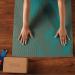 Cork Wood Yoga Blocks 2 Pack - Premium Lotus Design - 9 x 6 x 4 inches - Buy Online on SooperMarket.com