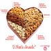 Love in a Box Gourmet Nuts Gift Basket - Heart Shaped Arrangement (2 LB) | Healthy Food Bouquet Platter for Birthday, Kosher Snack Tray for Adults - 6 Assortments | Ultimate Care Package for Men and Women - Buy Online on SooperMarket.com