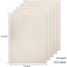 Aida Cloth 14 Count Cross Stitch Fabric 12x18 inch 5-Pack (Rice) Beige - Buy Online on SooperMarket.com