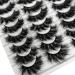 20 Pairs Dramatic 25MM Fluffy Mink Eyelashes Wholesale Pack by TIKILEY - Reusable and Long Bottom Lashes - Buy Online on SooperMarket.com