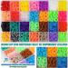 MUDO NEST 20000+ Loom Bands Kit | DIY Rubber Bands Kit with 38 Colors, 500 Clips, 40 Charms | Loom Bracelet Making for Kids - Buy Online on SooperMarket.com