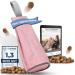 Ostfriesenpfoten - extremely durable food bag 'Enno' | without metal eyelets | old pink | size S | suitable for all dog breeds - washable food dummy including eBook for your agility training