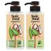 Hair Food Organics Sulfate Free Shampoo and Conditioner Set with Coconut Oil and Aloe  10.1 Fl Oz Each