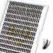 Cluster Lashes 50D-0.07D-13mm B&Q LASH Individual Lashes 280 Clusters False Eyelash 40D 50D Lash Clusters Extensions Individual Lashes Cluster DIY Eyelash Extensions at Home (50D-0.07D 13mm) 50D-0.07D-280PCS 13 mm