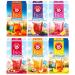 Teapot Frio Tea in 6 Series Pack contained varieties: raspberry lemon currant lemon peach-maracuja rhubarb cherry iced tea lemon & peach 18 double chamber bags of 2.5g each
