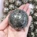 Natural Crystal 4.5-5CM Natural Pyrite geode Ball Golden Iron Specimens Crystals and Stones Geode Gifts Reiki Crystal Stone - Buy Online on SooperMarket.com