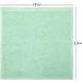 Premium 100% Cotton Washcloth Set - Aqua Mint (12 Pack) | Highly Absorbent Facial Fingertip Towels for Bathroom by SIMPLY LOFTY - Buy Online on SooperMarket.com