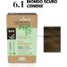 Helan Capelvenere Colours Permanent Natural Hair Colour Nuance N6.1 Dark Ash Blonde - Easy Application Kit Odourless Excellent Coverage - Ammonia and Alcohol Free Hair Colour 125 ml - Buy Online on SooperMarket.com