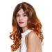 WIG ME UP - SA097-6TW8 wig ladies wig long curly parting ombre brown red mix