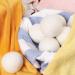 Wool Dryer Balls XL Pack of 6 - Reusable Organic Fabric Softener for Laundry - Baby Safe & Anti Static - Reduces Wrinkles & Cling - Buy Online on SooperMarket.com