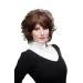 WIG ME UP Women s wig extravagant & super sexy styled wildly wavy parting brown streaked 1262-4/30