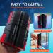 Comesee Retractable Ping Pong Net - Table Tennis Nets and Posts Replacement in Black - Buy Online on SooperMarket.com