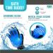 KENNELS & KATS Pet Grooming Glove | Premium De-shedding Brush for Dogs, Cats, Rabbits & Horses | 260 Tips for Mess-free Grooming | One Size Fits All | Blue - Buy Online on SooperMarket.com
