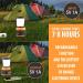Rechargeable LED Camping Lantern | 1800LM, 4 Light Modes, 4400mAh Power Bank | Waterproof Lantern Flashlight for Emergency, Power Outages | USB Cable Included - Buy Online on SooperMarket.com