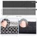 Exfoliating Washcloth Set - 2 African Net Shower Towels & Japanese Face Sponges for Ultimate Body Care Black Loofah Scrubber for Exfoliation - Buy Online on SooperMarket.com