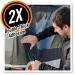Gorilla Black Duct Tape  1.88" x 12 yd  Black  (Pack of 2) Black 2 Pack - Buy Online on SooperMarket.com