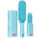 Pet Hair Remover for Couch Furniture Clothing Car Seat Carpet Pet Bed Fur Lint Brush Fur Remover Fur Lint Removal Dog Hair Remover Cat Hair Remover Double-Sided Brush Self-Cleaning Base (New Blue)