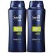 Suave Men 3 in 1 Shampoo Conditioner and Body Wash Citrus Rush 28 Fl oz(Pack of 2)