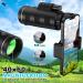 JiaSifu 40x60 Monocular Telescope with Smartphone Adapter - BAK4 Prism, FMC Lens, Low Light Vision - Ideal for Wildlife, Hunting, Camping - Black - Buy Online on SooperMarket.com