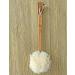 Exfoliating Shower Loofah Body & Back Scrubber with Long Wooden Handle - 2 Pack White - Men & Women - Bath Brush On a Stick - Easy Reach Lotion Applicator - Buy Online on SooperMarket.com