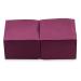 MORIGAMI Coktail napkin 20 x 20 2-ply 1/4 fold 100 napkins lace Bordeaux (SER22105736) burgundy red