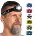 Foxelli LED Headlamp Rechargeable  Ultralight USB Rechargeable Headlamp Flashlight for Adults & Kids, Waterproof Head Lamp with Red Light for Running, Camping, Hiking & Outdoor Black