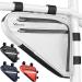 Valkental - Waterproof frame bag with plenty of space - 1.5L volume - Bicycle bag with reflectors and practical compartments Silver