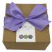 Mum lavender organic gift box for women lavender gift set lavender pamper box lavender gift with calming spray body cool gel body lotion gift boxed with ribbon and tag