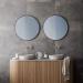 Blomus Sono Cosmetic Mirror Moonbeam/White Ceramic/Silicone - 185x90x170mm - 69162 - Buy Online on SooperMarket.com
