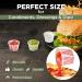 500 Pack 1.25 oz Treated Paper Souffle Portion Cups - White Disposable Cups for Condiments, Samples, Jello Shots, Sauce - Ideal for Measuring - Eco-Friendly Option - Buy Online on SooperMarket.com