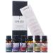 SPRUSE Canadian 100% Natural Essential Oils Set of 6 - Mandarin Rosemary Lemongrass Eucalyptus Peppermint Lavender