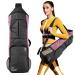 WARRIOR2 Yoga Mat Holder Carrier, Yoga Backpack Fits 1/2 Inch Thick Mat, Large Pockets & WaterBottle Holders | Full Zip Yoga Mat Carrying Bag for Women Men Gym Sport Travel Bike YogaAccessories Purple