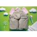 JM Organic Bamboo Hooded Baby Towel - Hypoallergenic, Absorbent - 35x35 - Perfect Baby Gift Set with Washcloth & Laundry Bag - Pink Elephant - Buy Online on SooperMarket.com