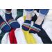 Pendleton Women's Moc Socks - Medium Glacier Stripe | White - Buy Online on SooperMarket.com