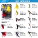 PLUSINNO Fly Fishing Flies Kit 26pcs with Handmade Dry/Wet Flies - Trout Bass Fishing Gear Assortment in Fly Box - Buy Online on SooperMarket.com